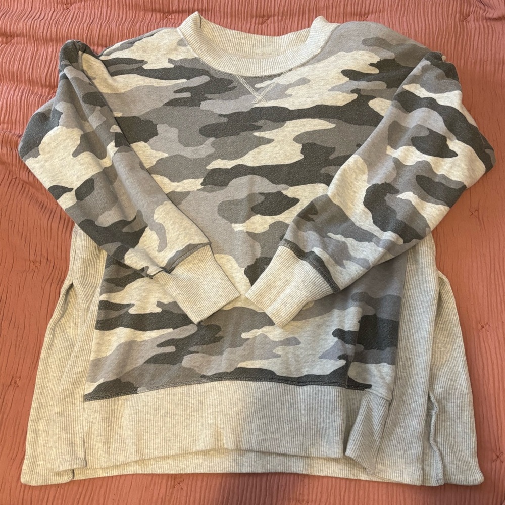 Aerie high cut crew neck sweatshirt